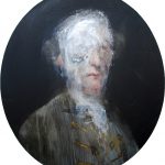 Noblesse portrait sur chassis ovale Jerome Bouscarat
