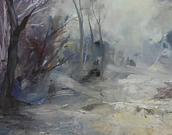 Paysage d'hiver de Jérôme Bouscarat