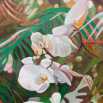 peintures, orchidées, situation