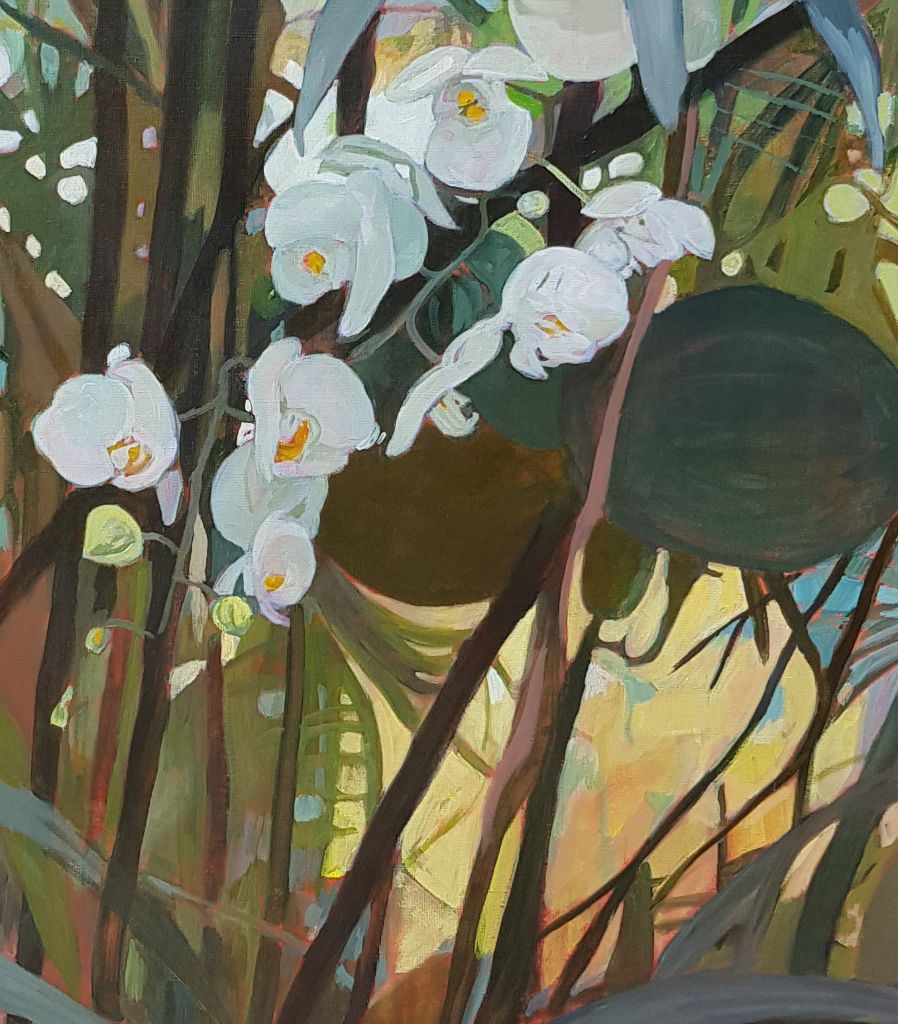 Peinture Acrylique Orchidée