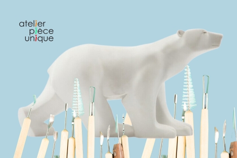 Modeler un ours en argile à la manière de Pompon