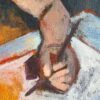 peinture, acrylique, détail