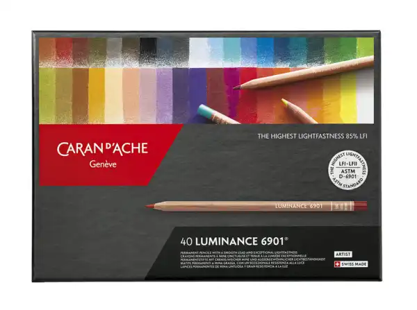 Coffret Luminance, Boîte carton de 40 crayons de couleurs – Image 2