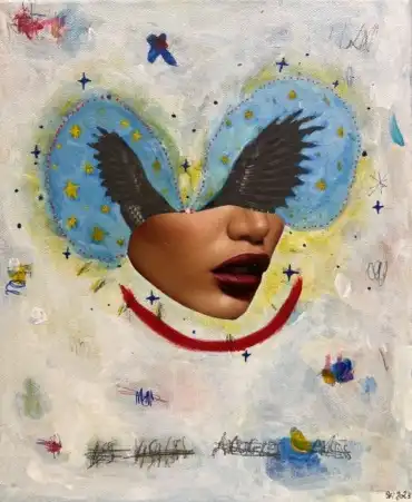 Le visage ailé