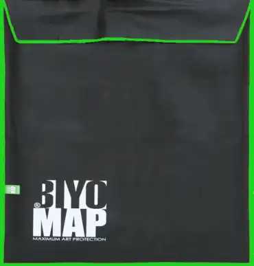 Housse Biyomap 105 x 105 cm Vert clair