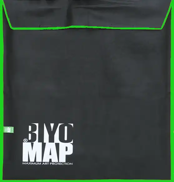 Housse Biyomap 105 x 105 cm Vert clair