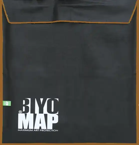 Housse Biyomap 125 x 125 cm Brun
