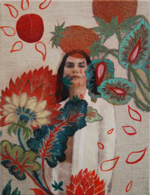 Jeune fille au jardin