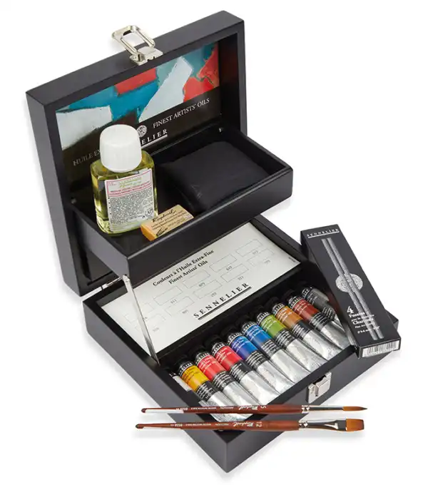 Coffret noir huile-extra fine - 10 tubes 21ml